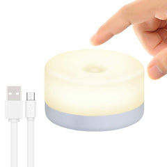 RTSU Rechargeable Mini Touch Night Light top sensor provides easy dark-room activation with a tap.