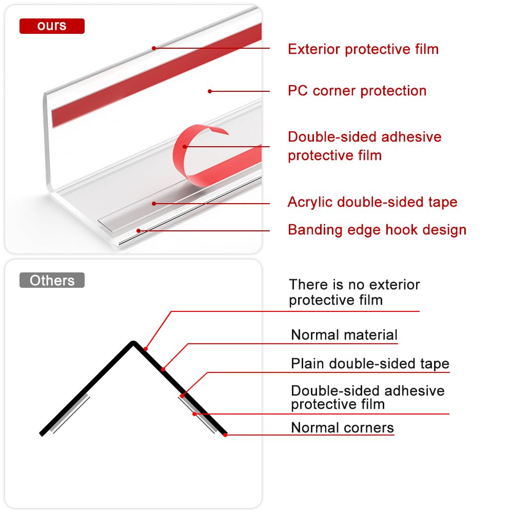 RUANSTEC table edge protector protects table corners from nicks during meals.