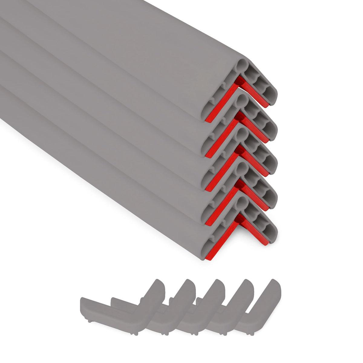 Rubber Bond wall corner guard protects nursery walls from bumps