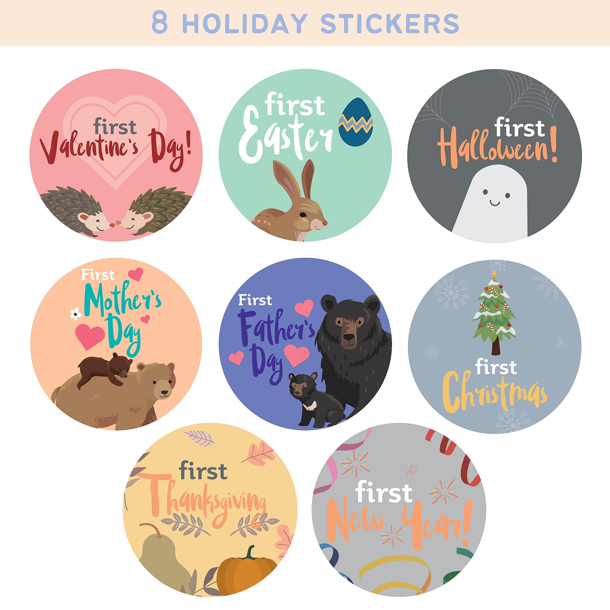 RubyRoo Baby month by month stickers capture growth in photos