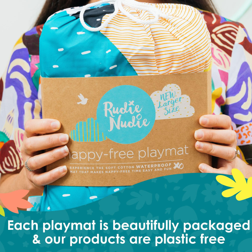 Rudie Nudie Baby Play Mat Australian-designed for durability.