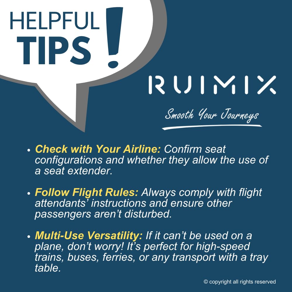 Ruimix toddler airplane bed versatile-use fits most seats.