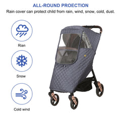 Ruiqas waterproof-quilted-fabric blocks wind and adds warmth on cold walks.