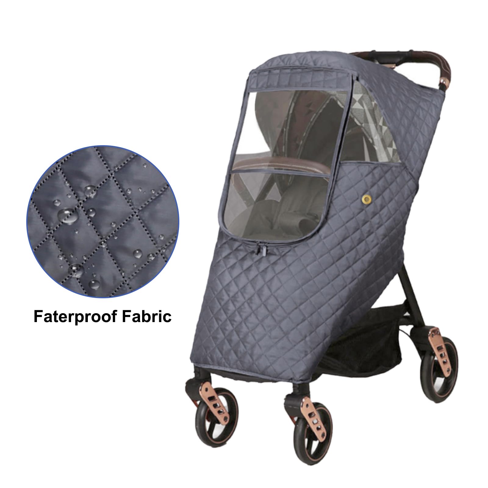Ruiqas windproof-seal helps guard against gusty weather during outings.