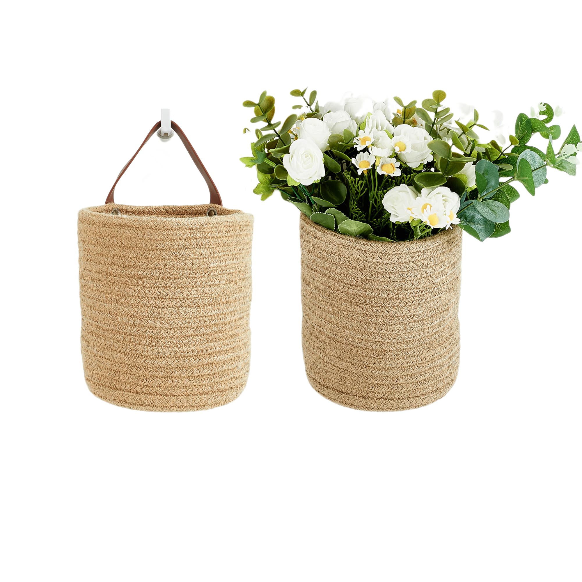 RUIZHIXUAN plant basket in living room scene illustrates decorative plant holder and shelves.