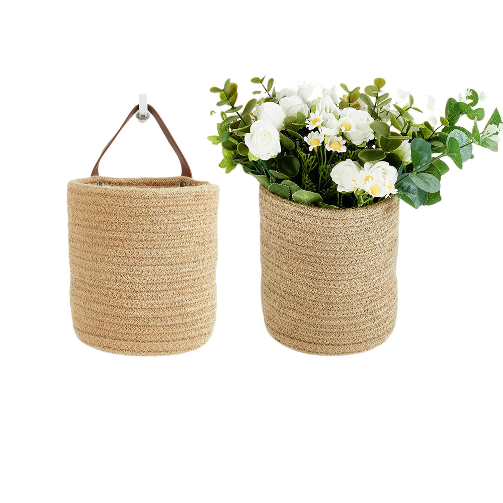RUIZHIXUAN plant basket in living room scene illustrates decorative plant holder and shelves.