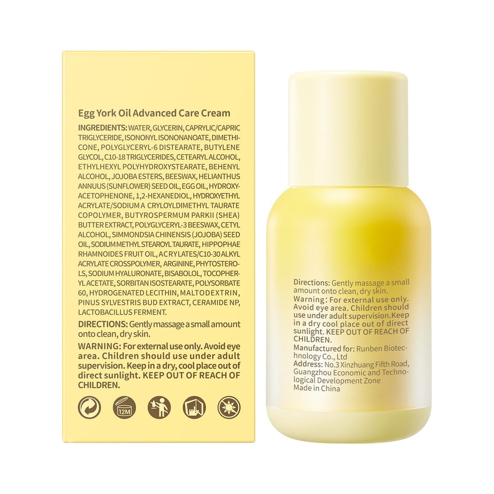 RUNBEN 1.76 oz baby cream packaging showing safe, fragrance-free formula.