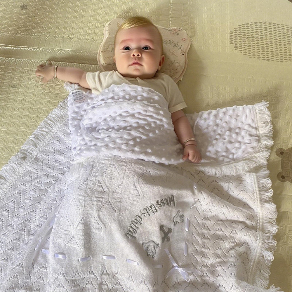 Runeaoys baby blanket versatile wrap great for stroller or car seat outings