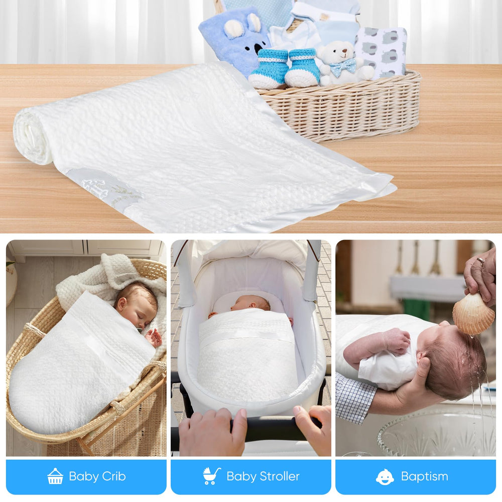 Runeaoys pram-friendly blanket ideal for naps, outings, and church visits