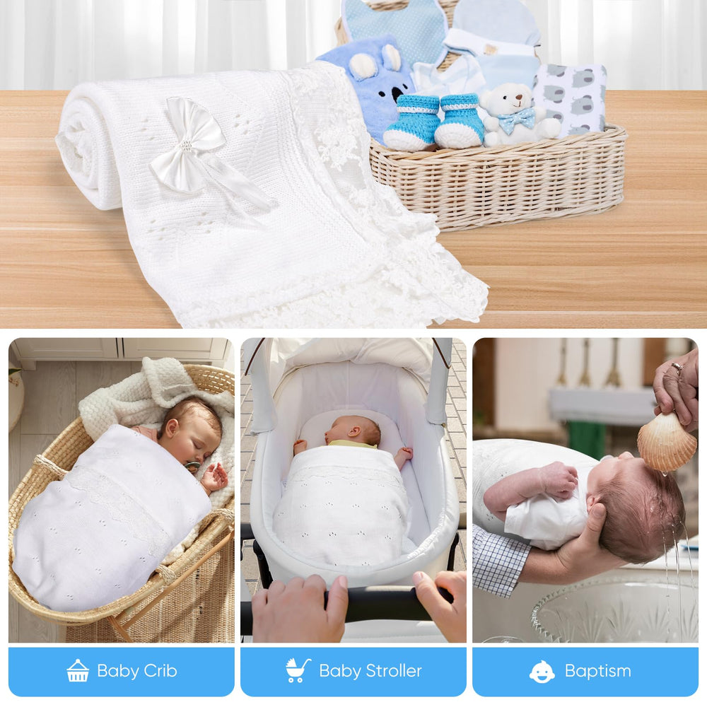 Runeaoys neutral newborn blanket coordinates for boys or girls.