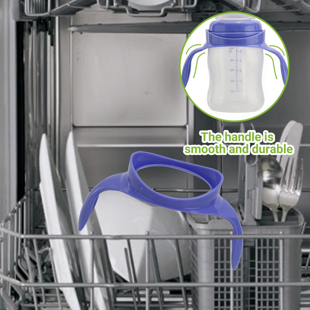 Runhike Lansinoh bottle handles four-pack pack-out view for shared feeding.