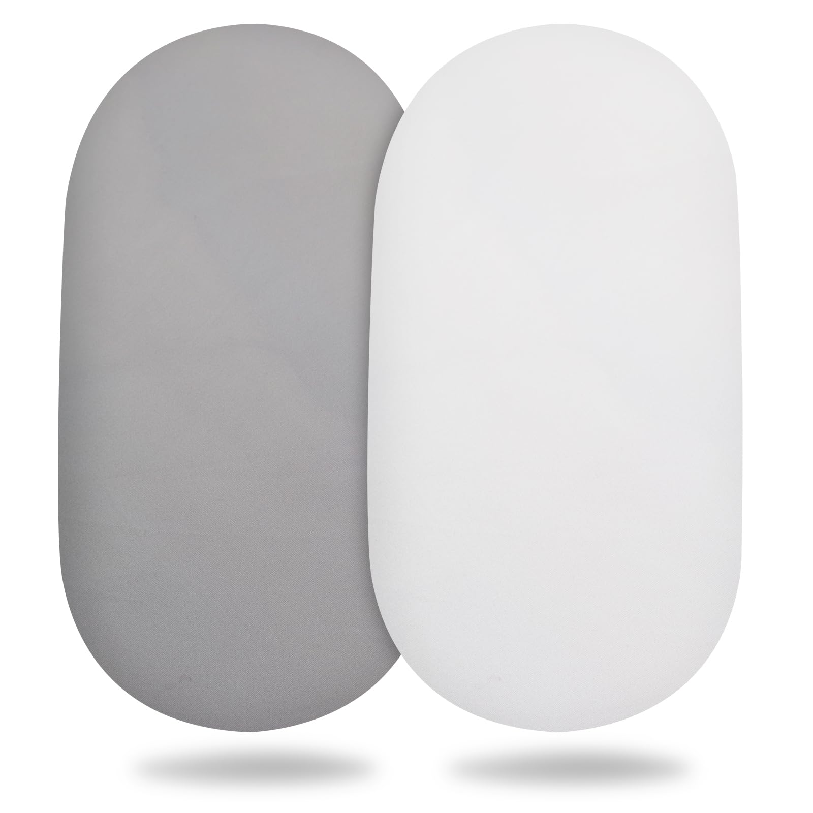 Runhike bassinet sheets show a perfect-fit elastic edge for Burts Bees bassinets.