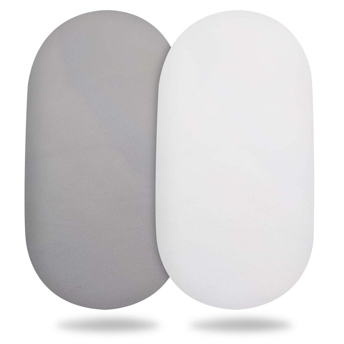 Runhike bassinet sheets show a perfect-fit elastic edge for Burts Bees bassinets.