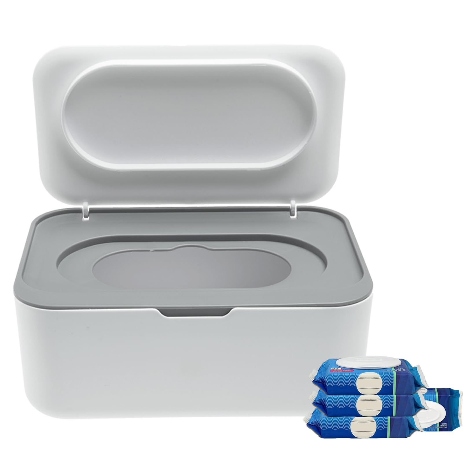 Runhike flushable wipes dispenser with a large opening for easy dispensing