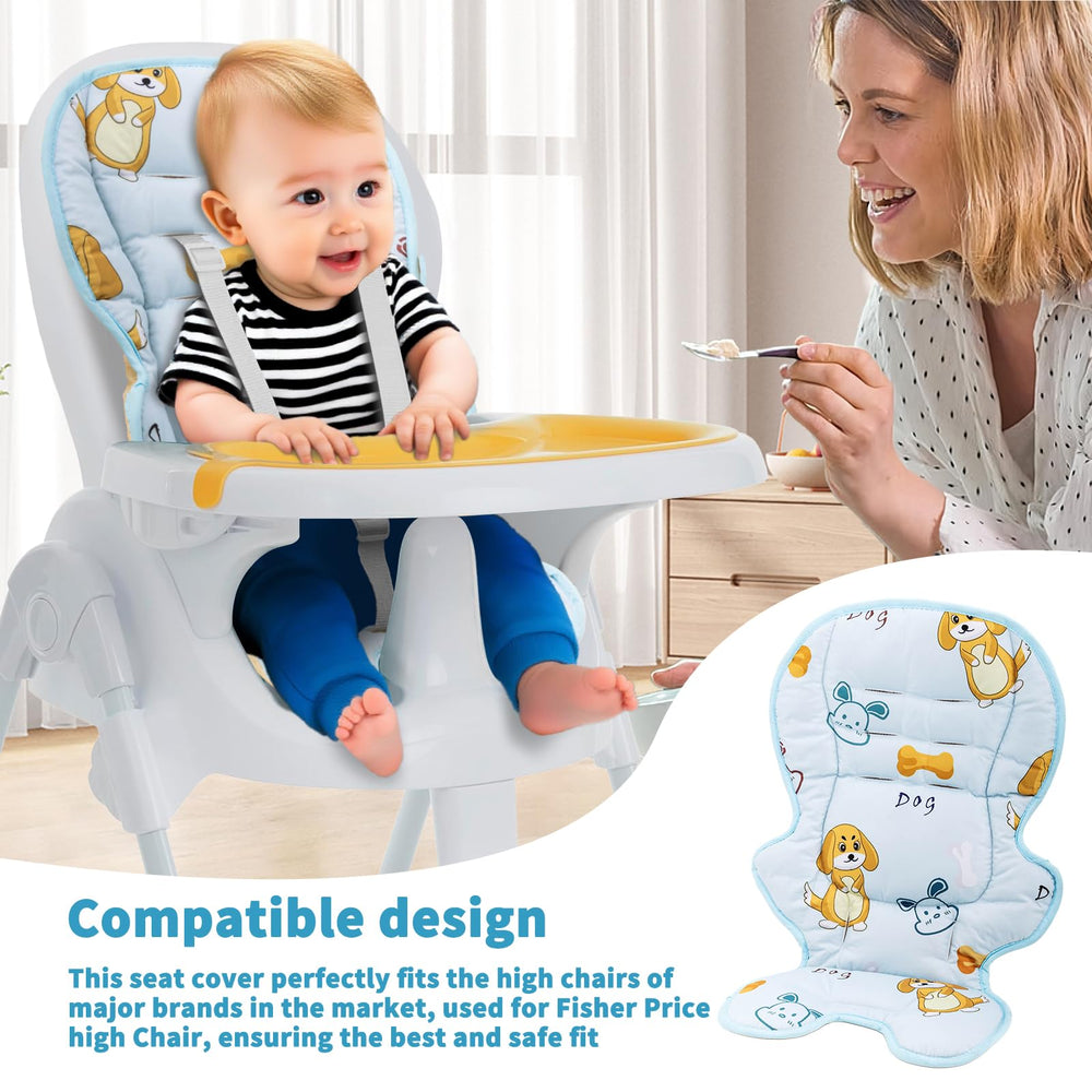 Runhike high chair cover replacement space-saver fit ensures precise compatibility.