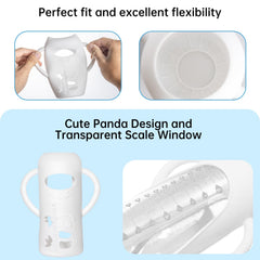 Runhike silicone sleeve with antislip handle improves comfortable, secure grip for caregivers.