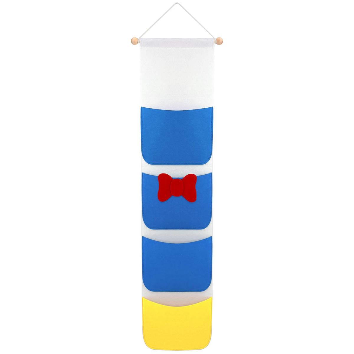 RUNROLE felt fish extender on a Disney door shows 8-inch secure width for gifts