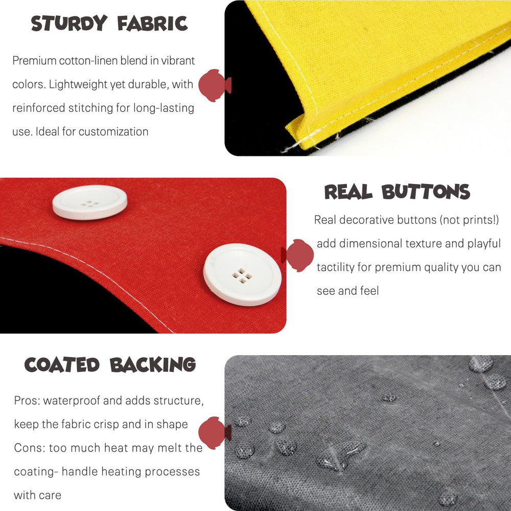 RUNROLE Fish Extender highlights decorative buttons for elegant, durable detail.