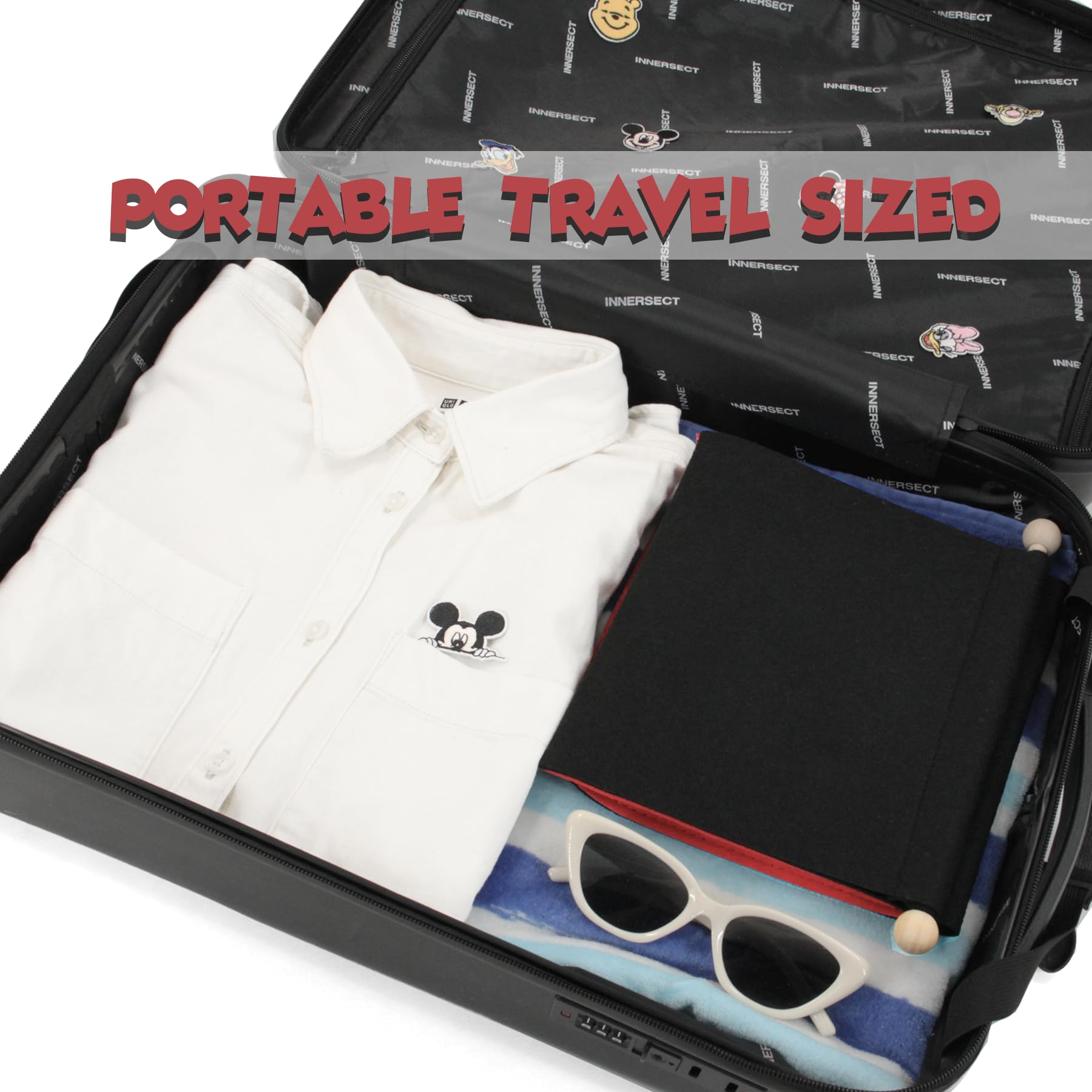 RUNROLE cruise keepsake feel emphasizes lightweight, foldable design for packing