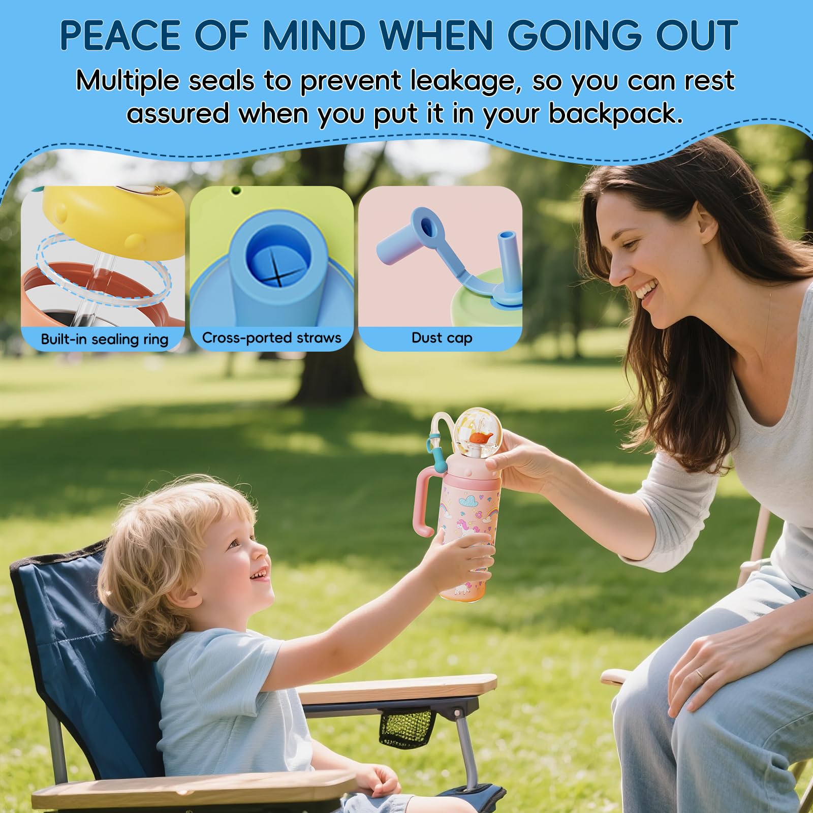 RUNSUNTUN BPA-free silicone and PPSU for safe durability