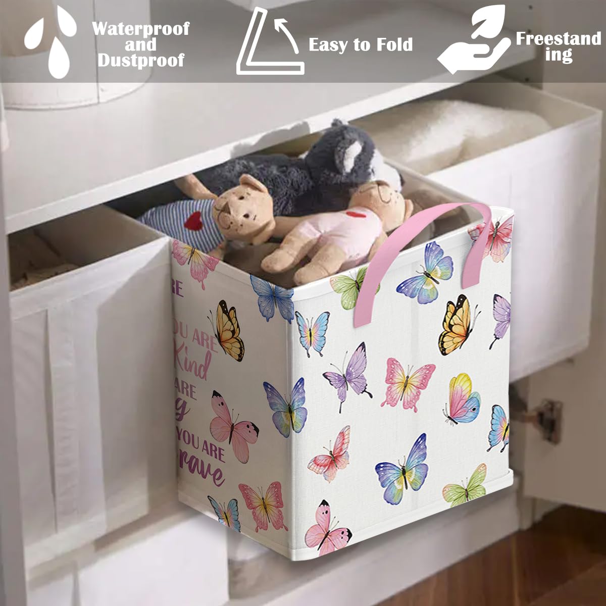 RunToo 36L capacity bin shown folded flat for space-saving storage.