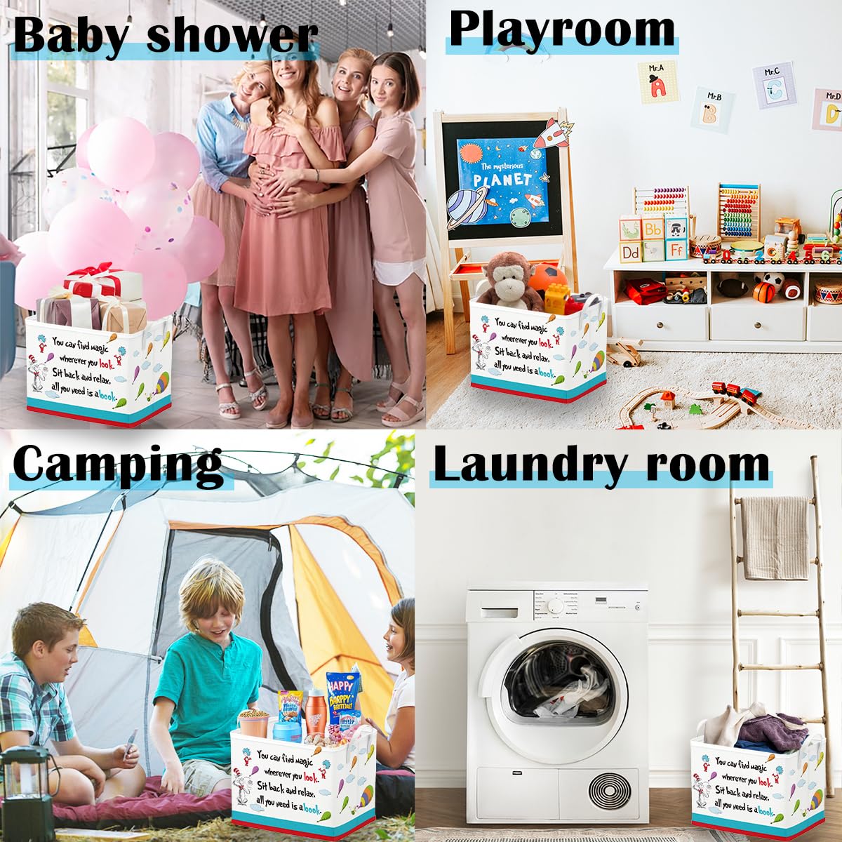 Runtoo book basket sturdy design supports daily tidying in playrooms and classrooms.