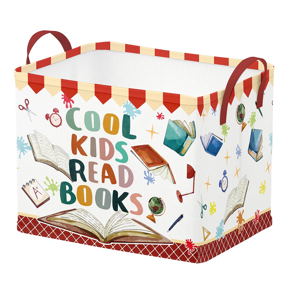 Runtoo Cool Kids Read Bins holding books for easy access.