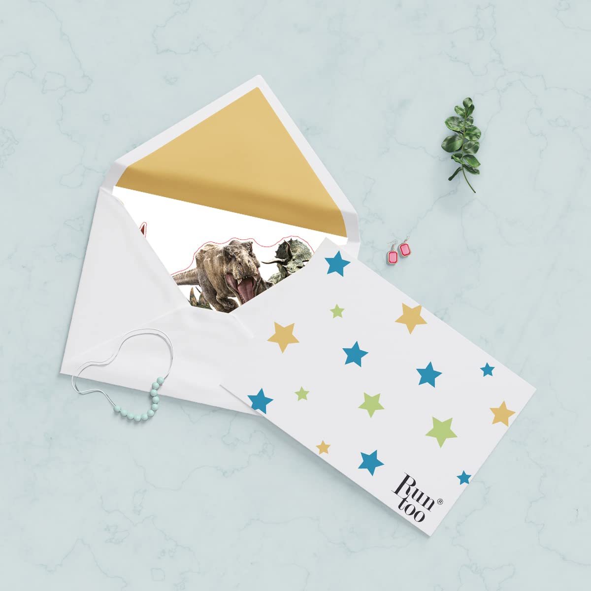Runtoo Dinosaur wall decals Jurassic forest scene forms a playful classroom or play area