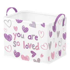 Runtoo gift basket empty pink heart showcases cute storage and decor.