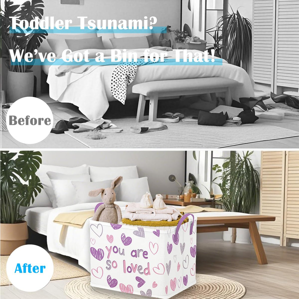 Runtoo gift basket waterproof liner protects items in bath or playroom.