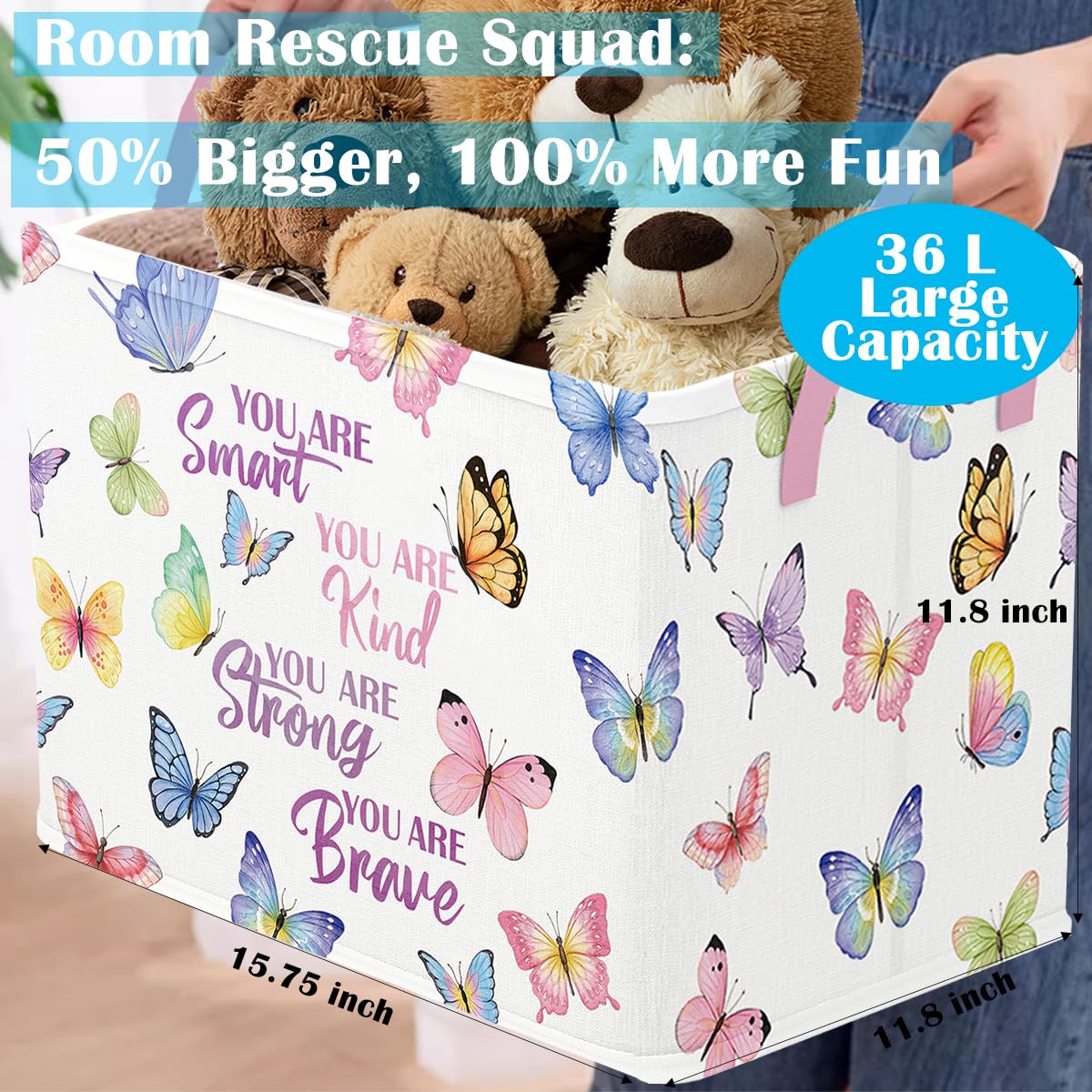 RunToo Kid-safe silicone rings keep the bin upright.