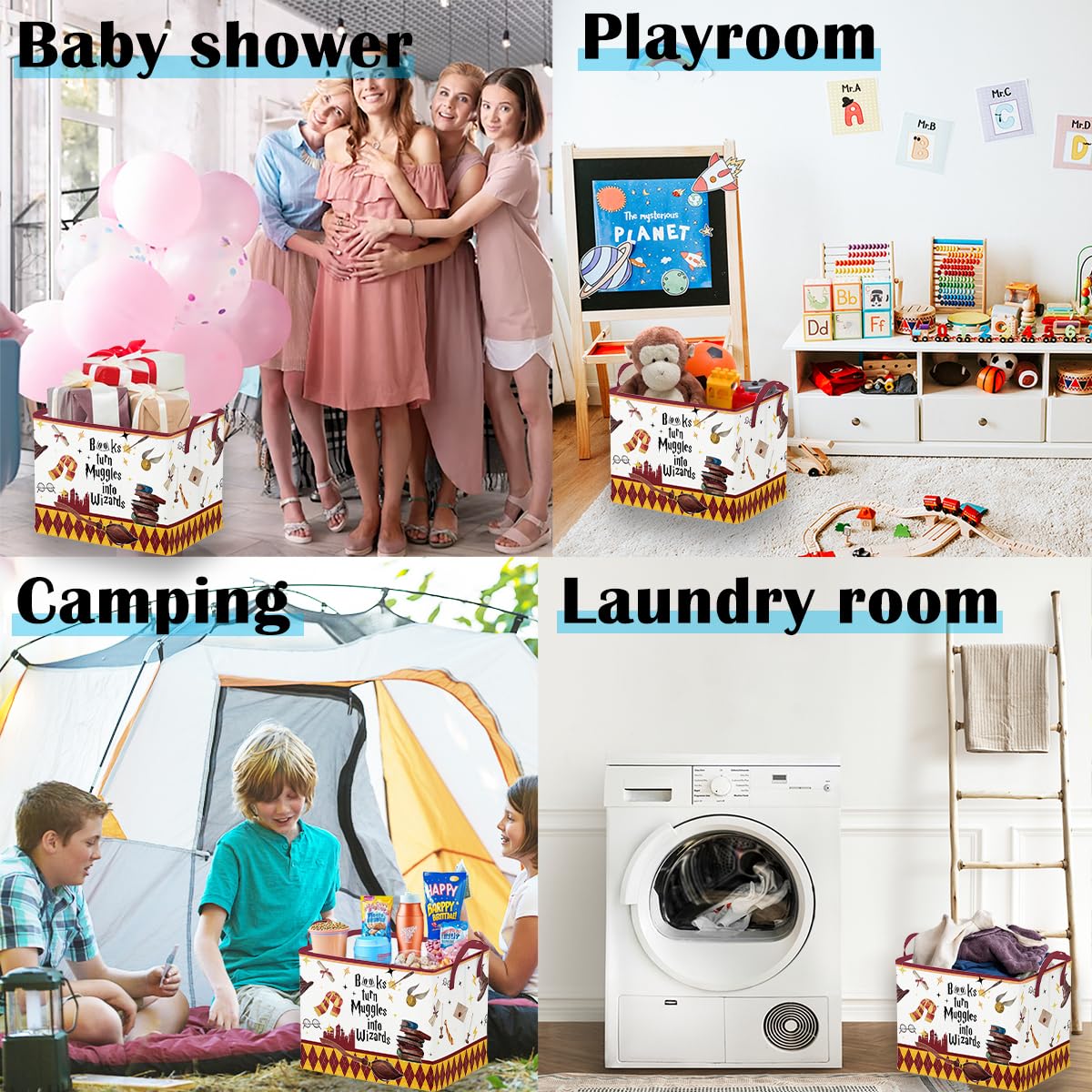 Runtoo Magic Nursery Basket gift-ready decor for nurseries and playrooms.