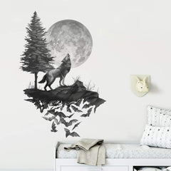 Runtoo Moon nursery wall sticker sparks imagination with night-sky charm.