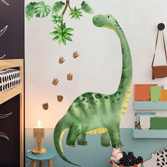 Runtoo watercolor dino wall decal offers soft, neutral tones for versatile decor.