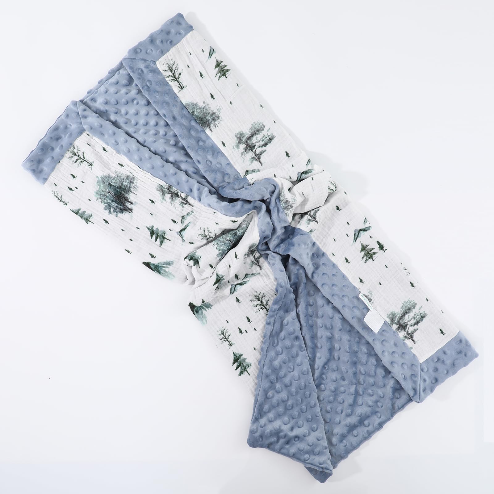 Runzhuoyang blanket back dotted fleece adds plush warmth for cozy naps