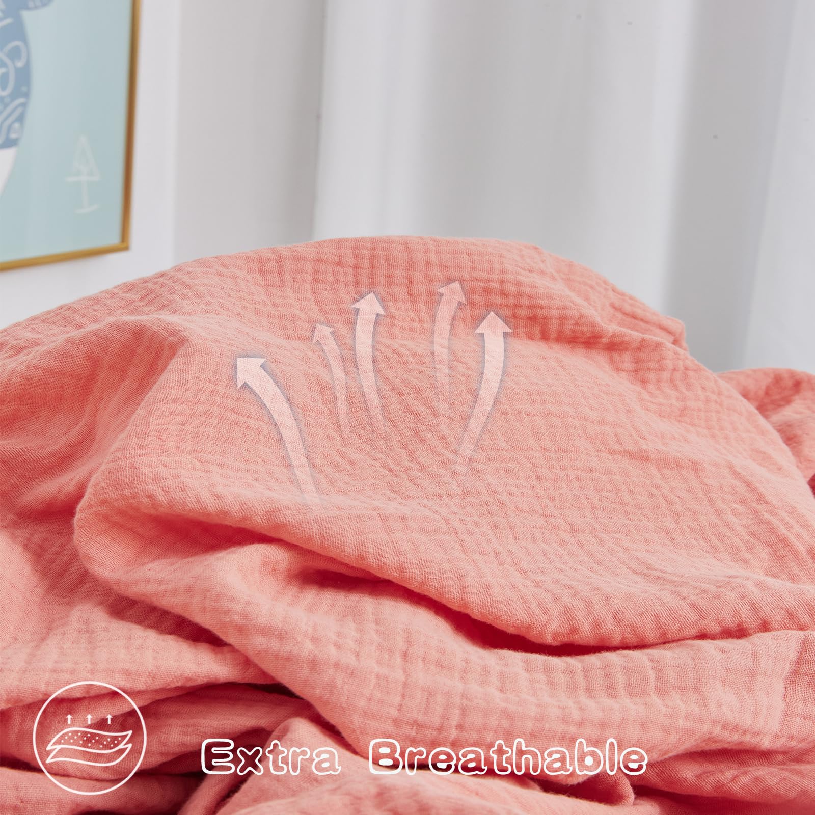 Rutiwa gift-ready baby bedding—neutral tones offer versatile nursery decor.