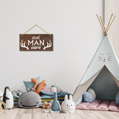 Rutiyoka baby bedroom wall decor wood sign adds playful personality to little spaces.