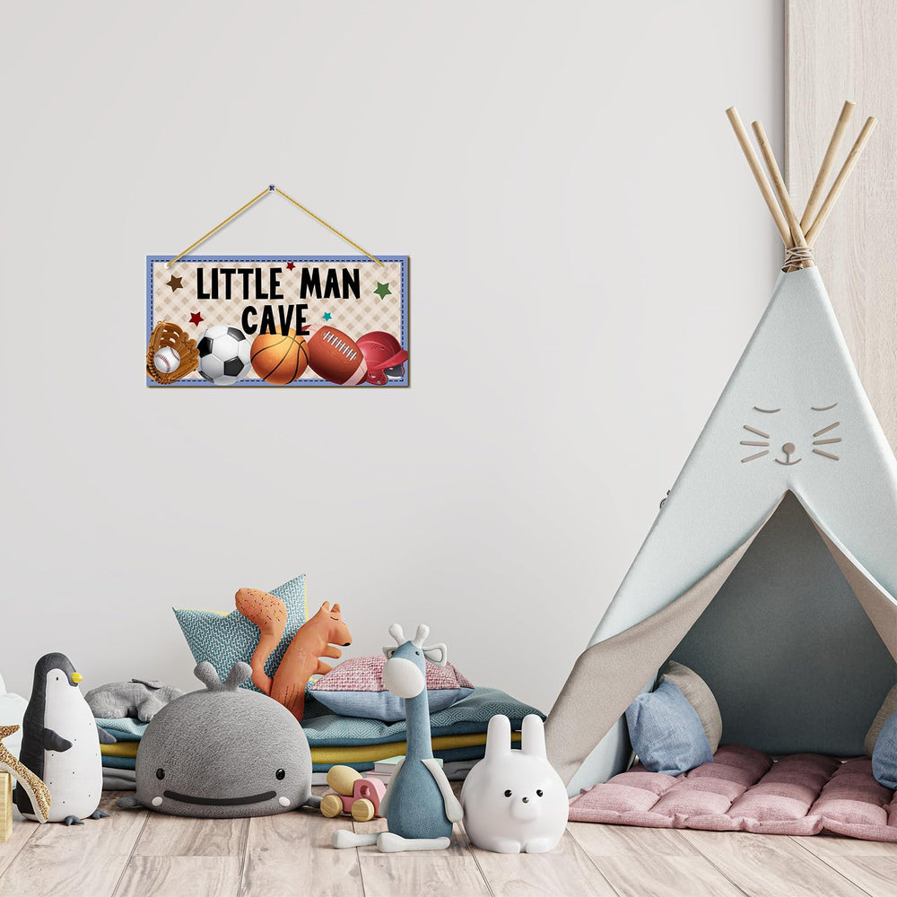 Rutiyoka Little Man Cave rope hanging; quick, tool-free installation on walls or doors.