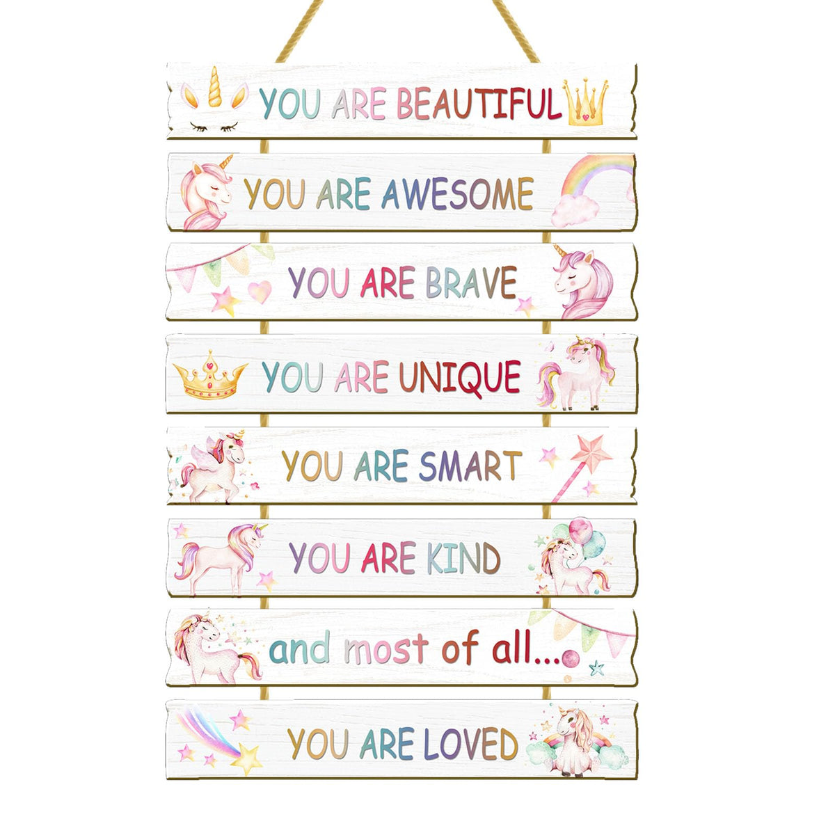 Rutiyoka Unicorn Wall Art Collection with playful unicorns to spark imagination