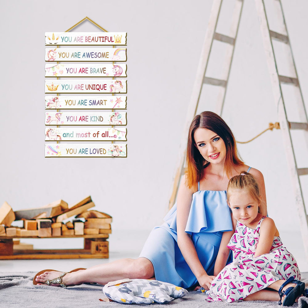 Rutiyoka Unicorn Wall Art idea for kid's bedroom gift-worthy decor