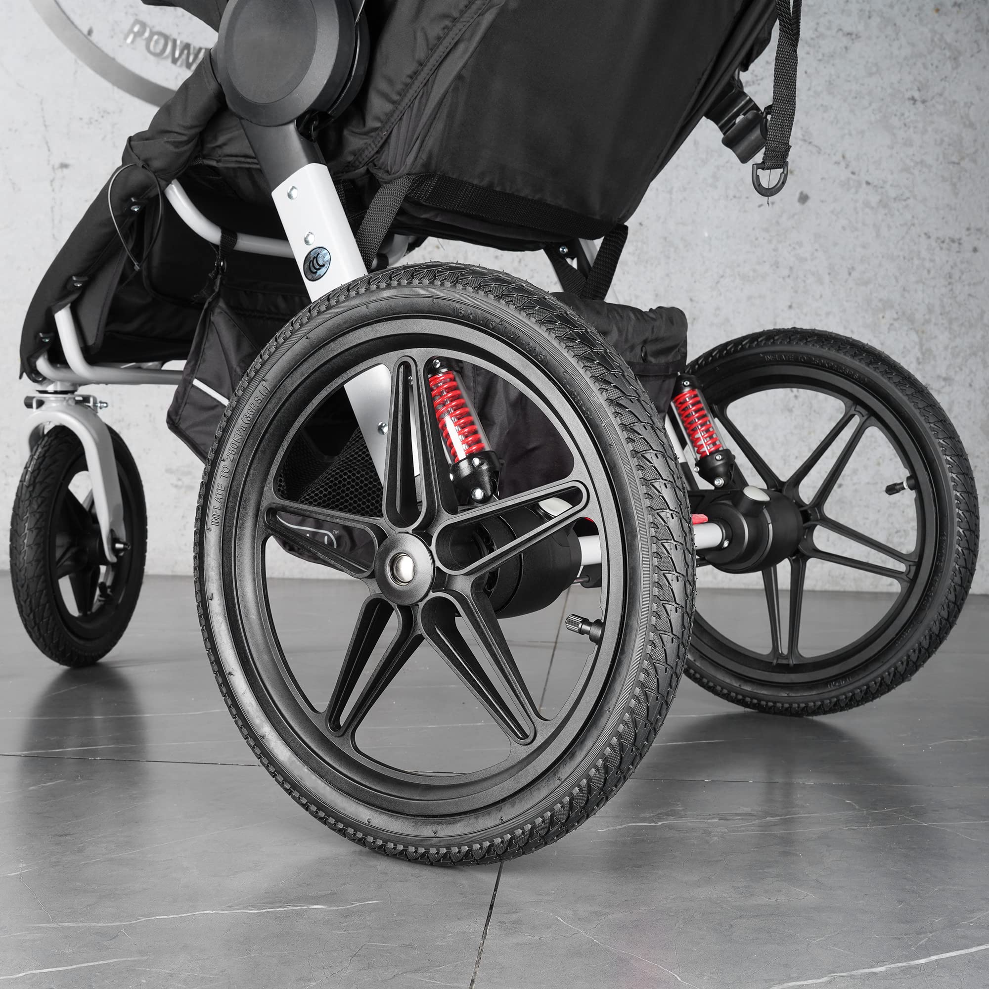 RUTU shock-absorption inner tubes cushion bumps on multiple terrains for comfort.