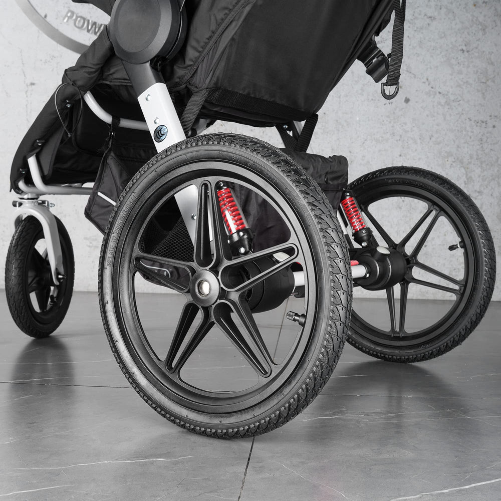 RUTU shock-absorption inner tubes cushion bumps on multiple terrains for comfort.