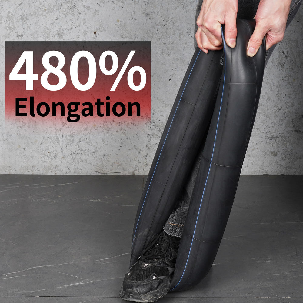 RUTU thick butyl rubber construction boosts durability and air retention for longer rides.