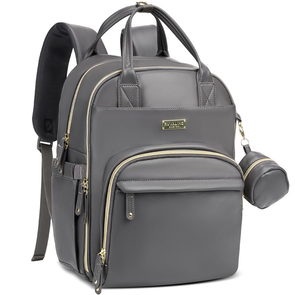 RUVALINO diaper bag backpack main compartment keeps essentials organized on-the-go