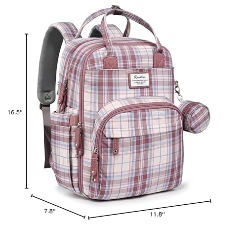 RUVALINO diaper bag backpack waterproof fabric resists everyday spills.
