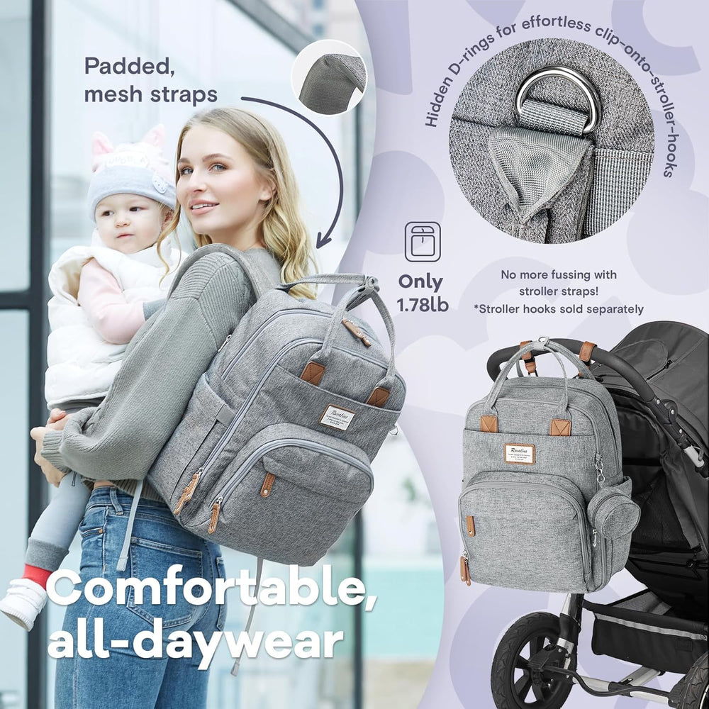 RUVALINO convertible design lets you wear as backpack or handbag.