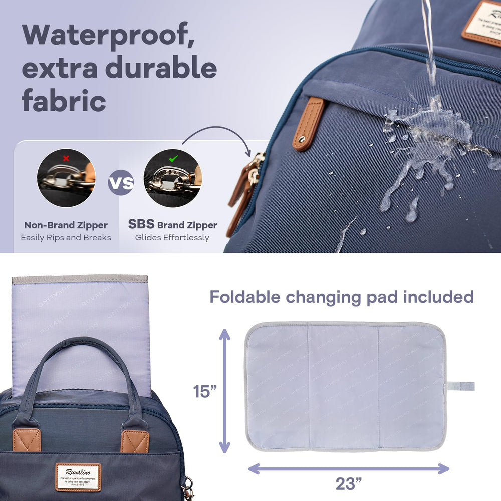 RUVALINO padded laptop pocket fits small devices for on-the-go work