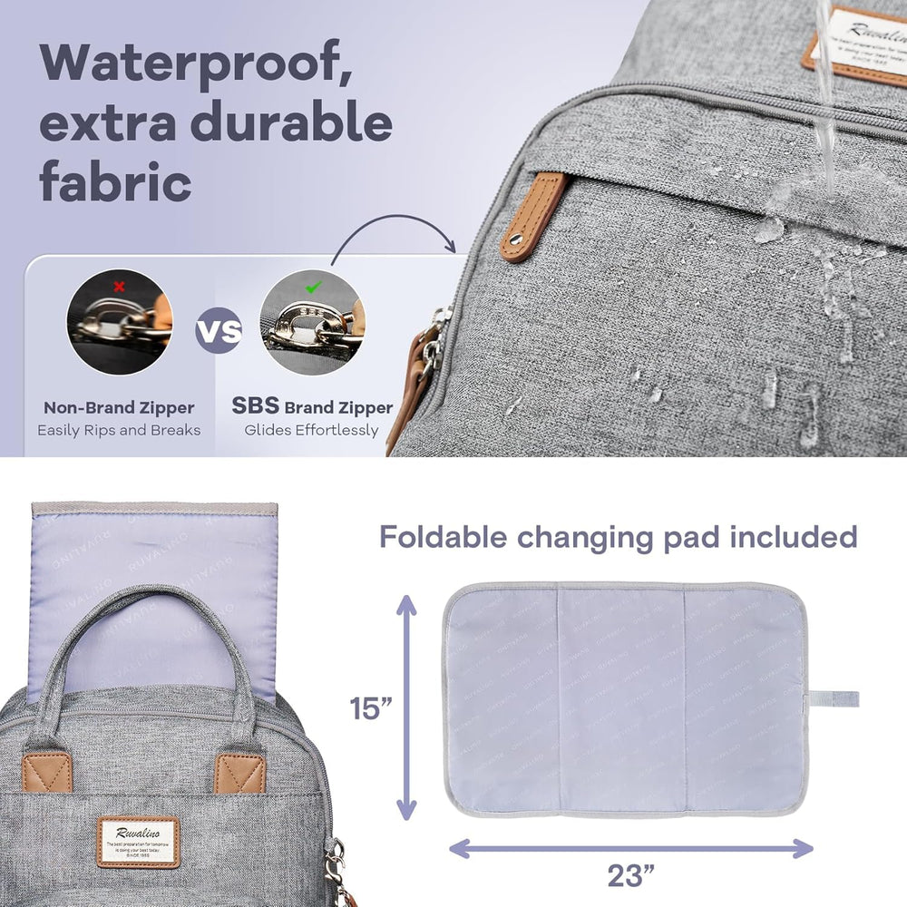 RUVALINO wide-opening design enables easy one-handed access.
