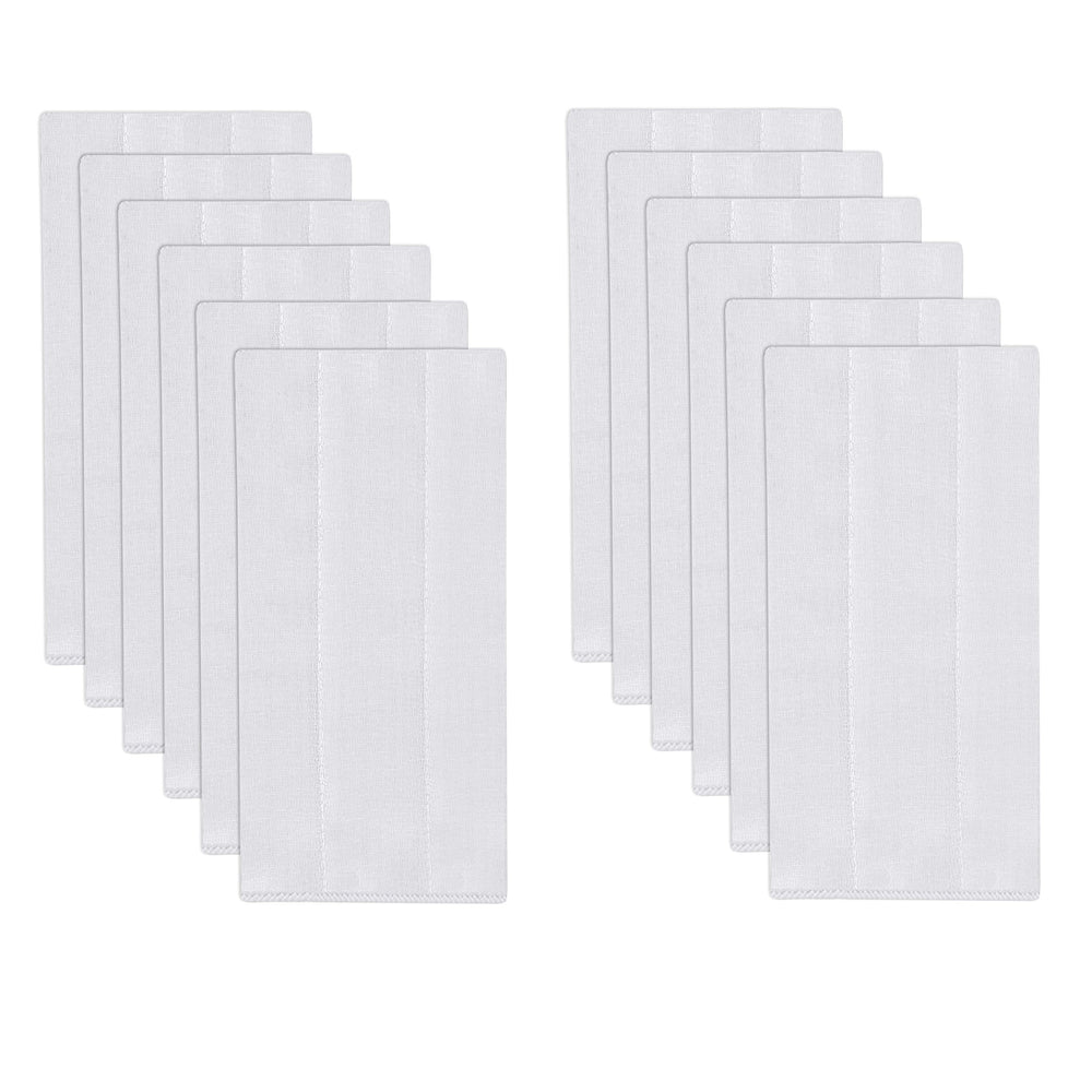 RUVANTI white prefold diapers in pack, clean and ready