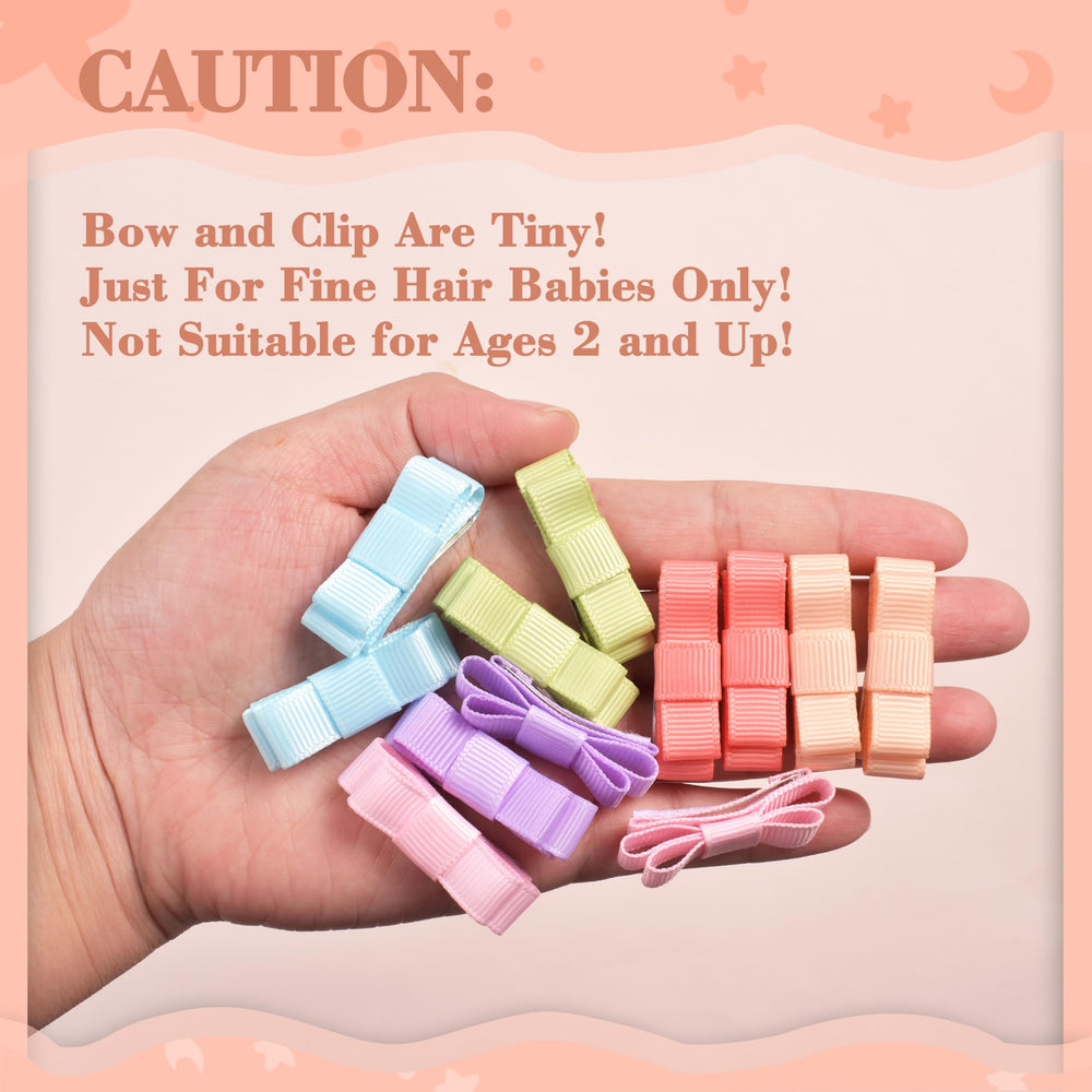 Ruyaa Small bow clip variety designs increase mix-and-match outfit possibilities